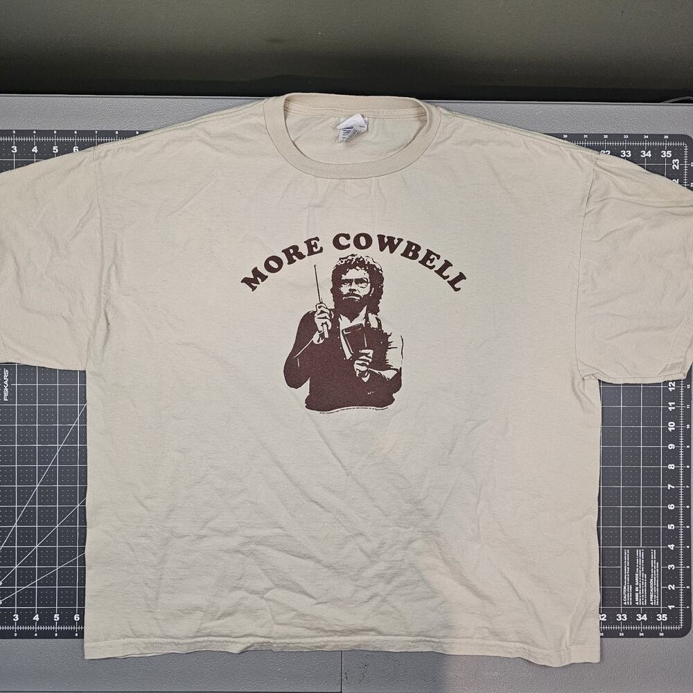 Vintage More Cowbell Tshirt XXL Will Ferrell The Reaper Blue Oyster Cult SNL Y2K